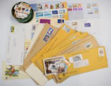 A collection of GB stamps, presentation packs and PHQ cards and a few modern Commonwealth covers