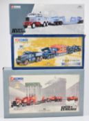 Three Corgi Classics 1:50 scale diecast model vehicles comprising Pickfords Diamond T Ballast, Heavy