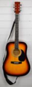Chantry model 3369 acoustic guitar, with original box