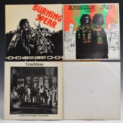 Reggae - A collection of 5 albums comprising Joe Gibbs - African Dub No3 (LIP12), Burning Spear -