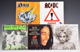 Approximately 220 singles, mostly 1970s and 1980s, plus cassettes