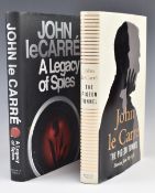 Two signed John le Carre novels comprising A Legacy of Spies first edition and The Pigeon Tunnel