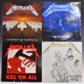 Metallica - Four albums comprising Ride The Lightning (MFN27), Master Of Puppets (838 1411), Kill '