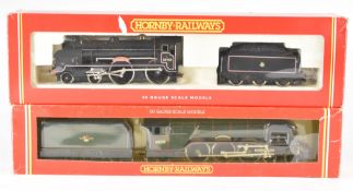 Two Hornby 00 guage BR model railway steam locomotives comprising R078 Flying Scotsman and R2039