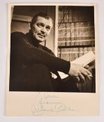 Clark Gable autographed 25 x 20cm photo signed and inscribed in green pen to the lower white