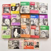 Approximately 150 vintage Films in Review magazines, c1960's to 1980's