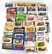 Sixty Lledo, Matchbox and similar diecast model cars to include public transport, commercial and