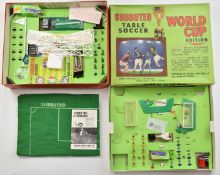 Subbuteo Table Soccer World Cup Edition in original box with playing cloth, goals, floodlights,