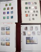 A mint and used GB stamp collection in six Stanley Gibbons volumes from 1840 1d black (poor) to