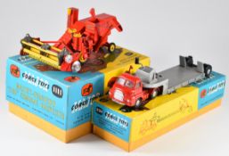 Two Corgi Major Toys diecast model vehicles comprising Massey-Ferguson 780 Combine Harvester, 1111