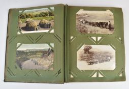 Early 20thC Africa interest album of approximately 70 postcards to include Cape Town, South