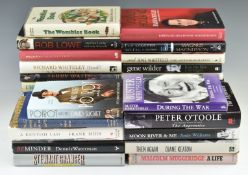 Twenty-seven signed autobiographies, authors include John Major, Peter O'Toole, Ingrid Pitt, Rob