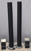 Two pairs of Bang & Olufsen speakers comprising one MCMXCII pair and a pair of C40.