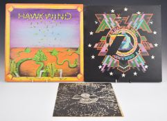 Hawkwind - Two albums comprising Hawkwind (LBS 83348) and In Search Of Space (UAG 29202) with