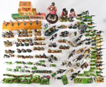 A collection of Britains Deetail and Del Prado metal and plastic toy soldiers to include World War
