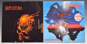 Sepultura - Schizophrenia (RO 936011). Record, cover and inner appear Ex, plus Beneath The