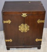 Chinese collector's or similar cabinet containing various silver plated cutlery, W61 x D38 x H78cm