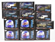 Twelve Corgi Limited Edition Nine Double Nine 1:43 scale diecast model cars to include Land Rover