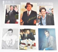 Twenty autographed celebrity photos signed by Hugh Grant, Ben Kingsley, Eric Bana, Eddie Redmayne,