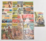 Thirteen Dell, Gold Key and Classics Illustrated comics to include Tarzan of the Apes, Mighty