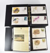WWF world stamps and cards collection, in six folders