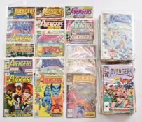 Over one hundred and twenty 1980's & 90's Avengers Marvel comics.