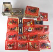 A collection of Britains, DeAgostini and similar toy soldiers including Medieval, Napoleonic,