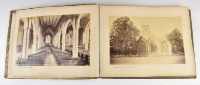 Early 20thC album of photographs, mainly relating to Tavistock, Devon, Lydford, Dartmoor, waterfalls