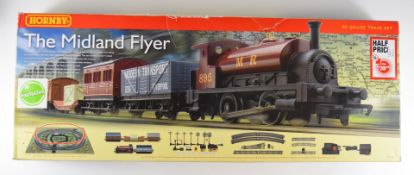 Hornby Midland Flyer 00 gauge model railway set, R1115, in original box