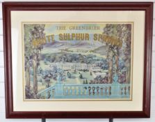 After G Conner American advertising print for The Greenbrier, White Sulphur Springs, West