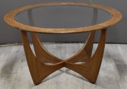 Retro G Plan Astro coffee table, diameter 84cm x height 46cm