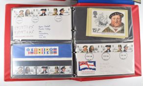 Five albums of GB first day covers and presentation packs