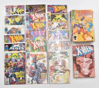 Fifty two X-Men Marvel comics to include The Uncanny X-Men 282 first appearance of Bishop.