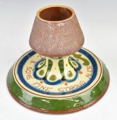'Godsell and Sons Fine Stroud Ales' pottery advertising match striker, height 11 x diameter 15cm