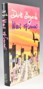 Dirk Bogarde 'West of Sunset' autographed hardback book signed to the inside,1984, Penguin Books.