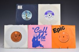 Approximately 120 singles, mostly 1960s and 1970s, including demos