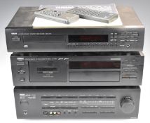 Yamaha AVX-700 'Natural Sound' amplifier with remote control, instructions and original box,