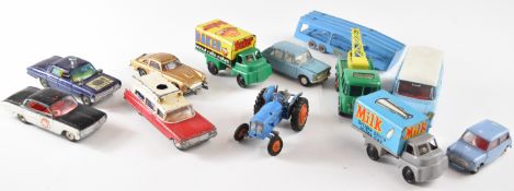 Twelve diecast model cars to including Corgi Toys The Man from Uncle Oldsmobile Super 88 and James