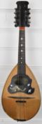 1910 Napoli (Italia) Mandolin labelled 'Cav. De Meglio & E Figlio', number 16442, in original hard