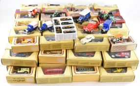 A collection of diecast model cars to include Lledo Days Gone and Matchbox Models of Yesteryear,