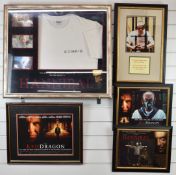 Hannibal (2001) framed T-shirt, worn by Anthony Hopkins during production, with certificate provided