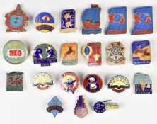 A collection of mainly 1960s Butlins badges for Skegness, Pwllheli, Bognor, Clacton, Minehead,