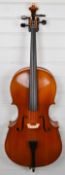 David Lien 'Professional E' ¾ size cello with 69cm two piece back, made in 2017