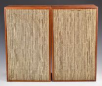 A pair of 1960s LEAK mini-sandwich loudspeakers.