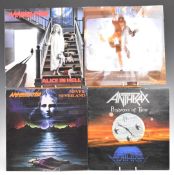 Metal - A collection of 24 albums comprising AC/DC, Annihilator (2), Anthrax (3), A.S.a.P, Def
