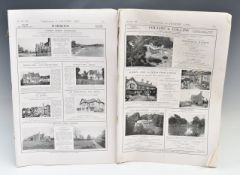 1929 Country Life magazines comprising an almost complete set of the year, in four boxes