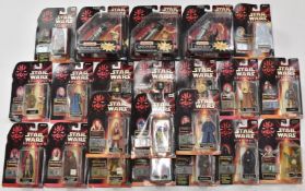 Twenty two Star Wars Episode I The Phantom Menace by Hasbro, 1998, comprising figures from
