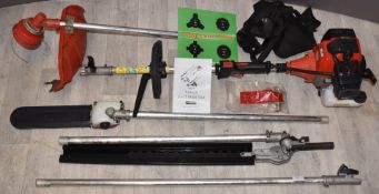 T-Mech 5 in 1 petrol garden multi tool, comprising strimmer and brush cutter, hedge cutter,