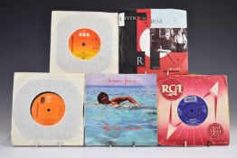 Approximately 400 singles from the 1960s to 1980s