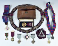 Ancient Order of Druids jewels and medals, many by Toye & Co. to include 9ct gold and enamel